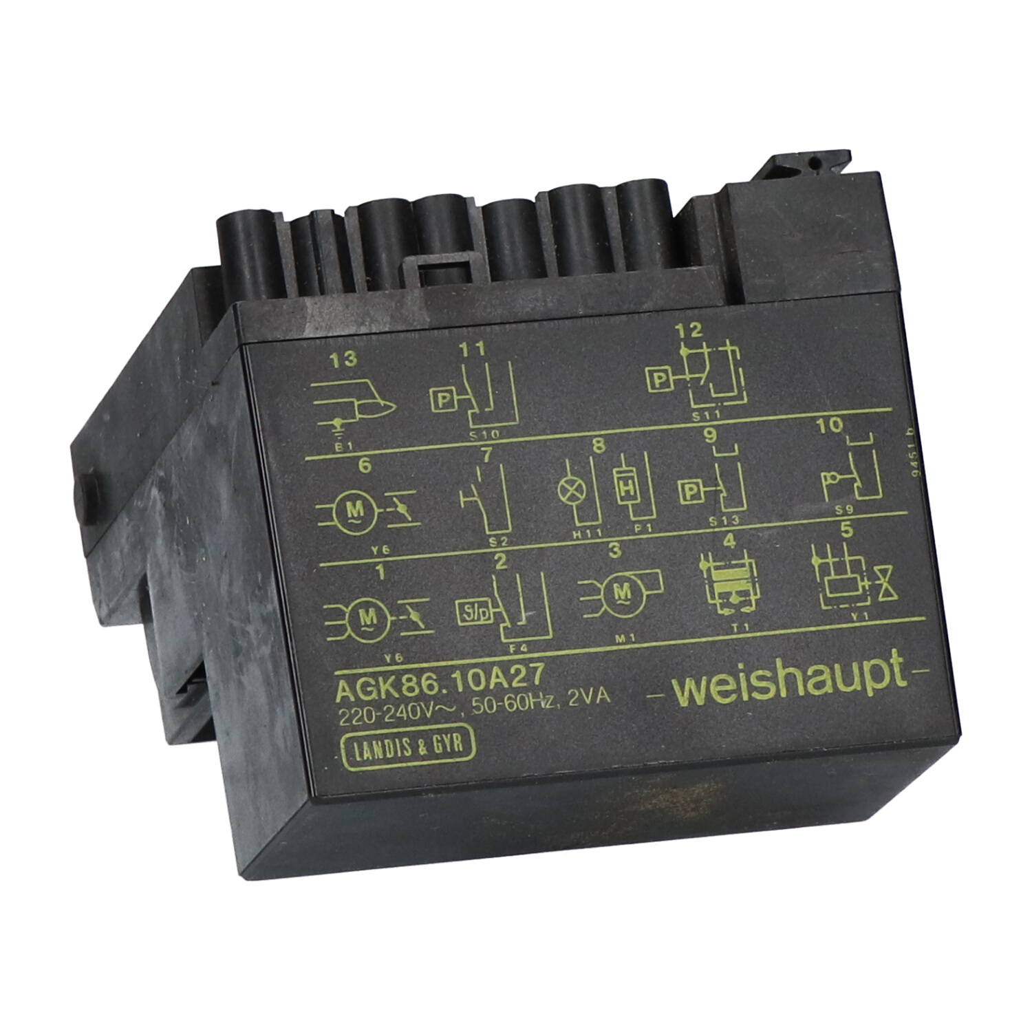 713476 Weishaupt Kondensator-Set 8,0 uF 420V Anschlussfahnen 2,8