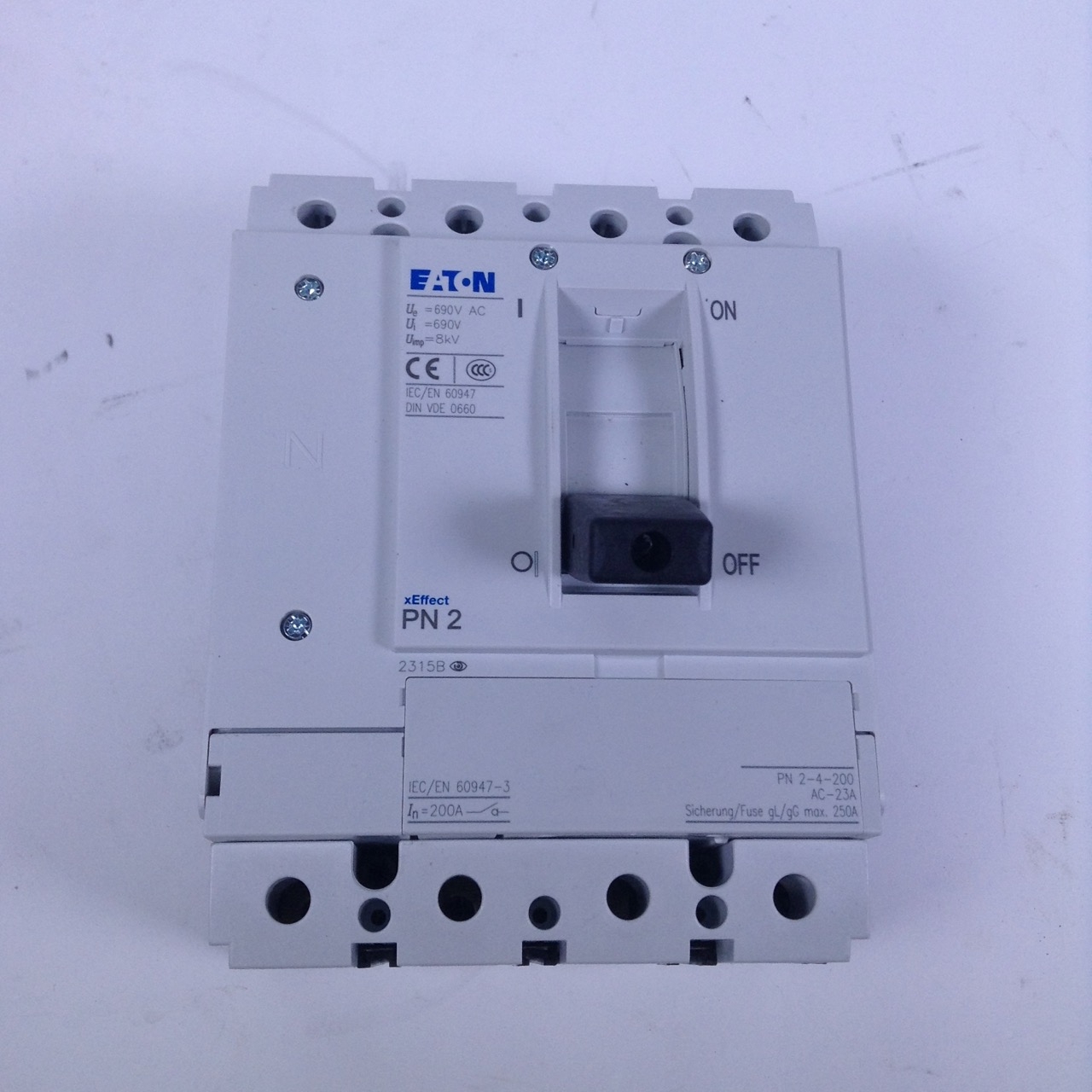 Eaton PN2-4-200 Switch disconnector Lasttrennschalter 4P 200A NFP