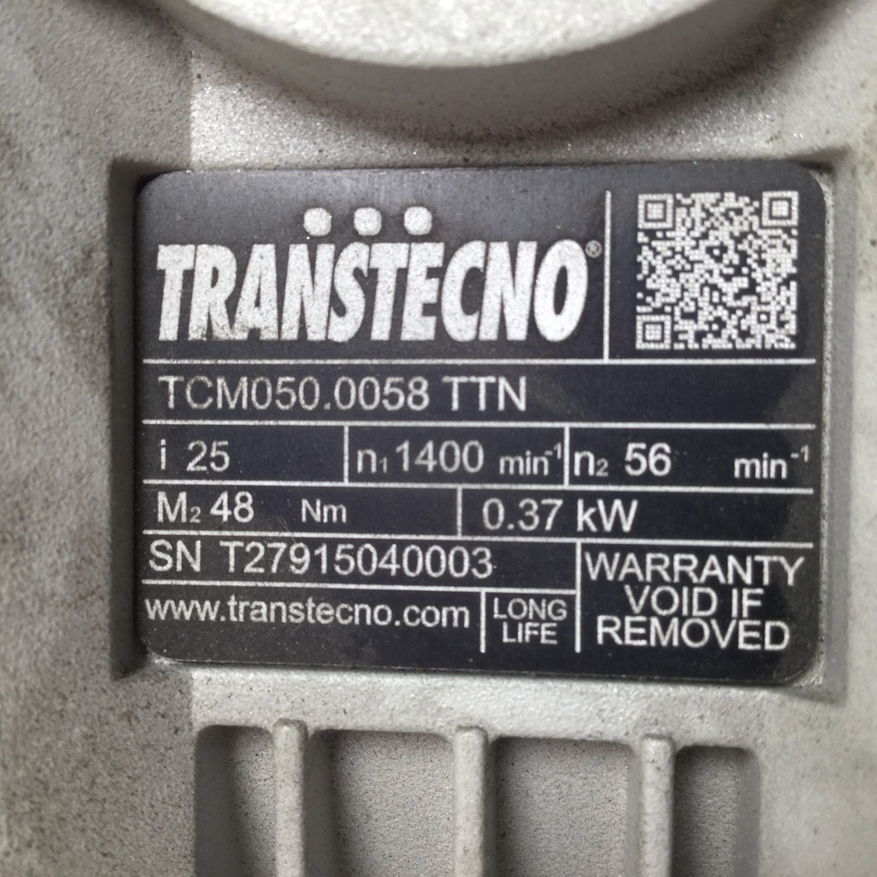 TRANSTECNO MCB30240109P Getriebemotor für Moretti T97E, T97G 24V