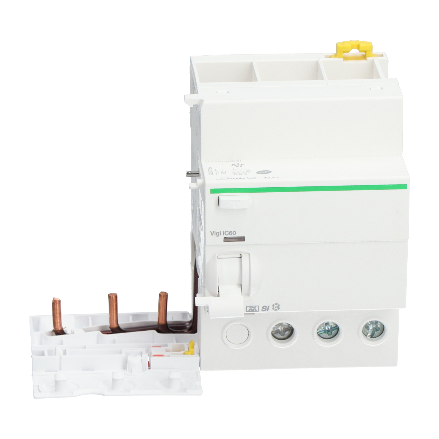 Interruptor Diferencial Schneider Vigi IC60 - 3 Polos, 63A, 30mA, Clase AC - Para Protección Contra Derivaciones