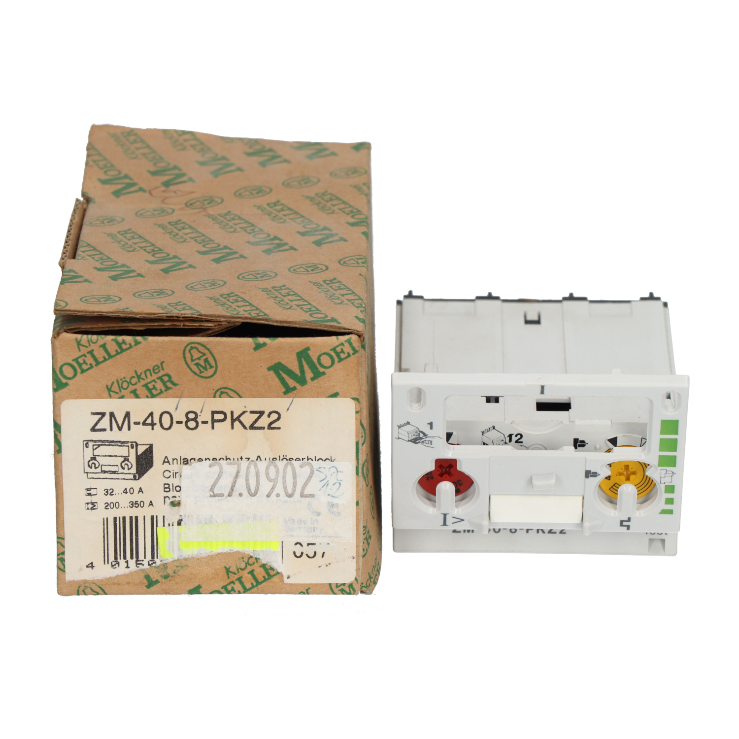 Klockner Moeller ZM-40-8-PKZ2 New NFP