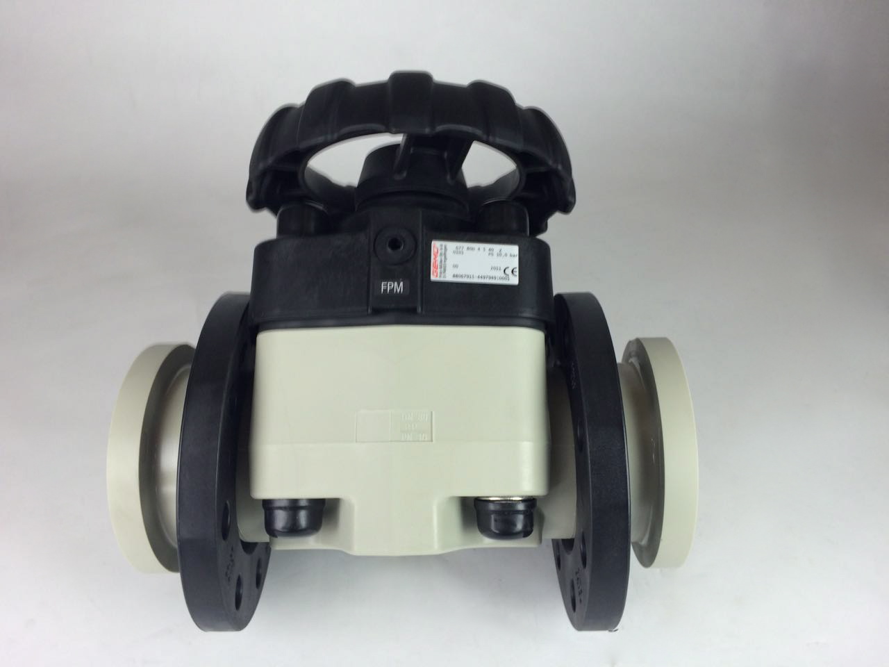 Gemu 677 80D 4540 Z 0101 Plastic Diaphragm Valve DN80 PN10 PP FPM