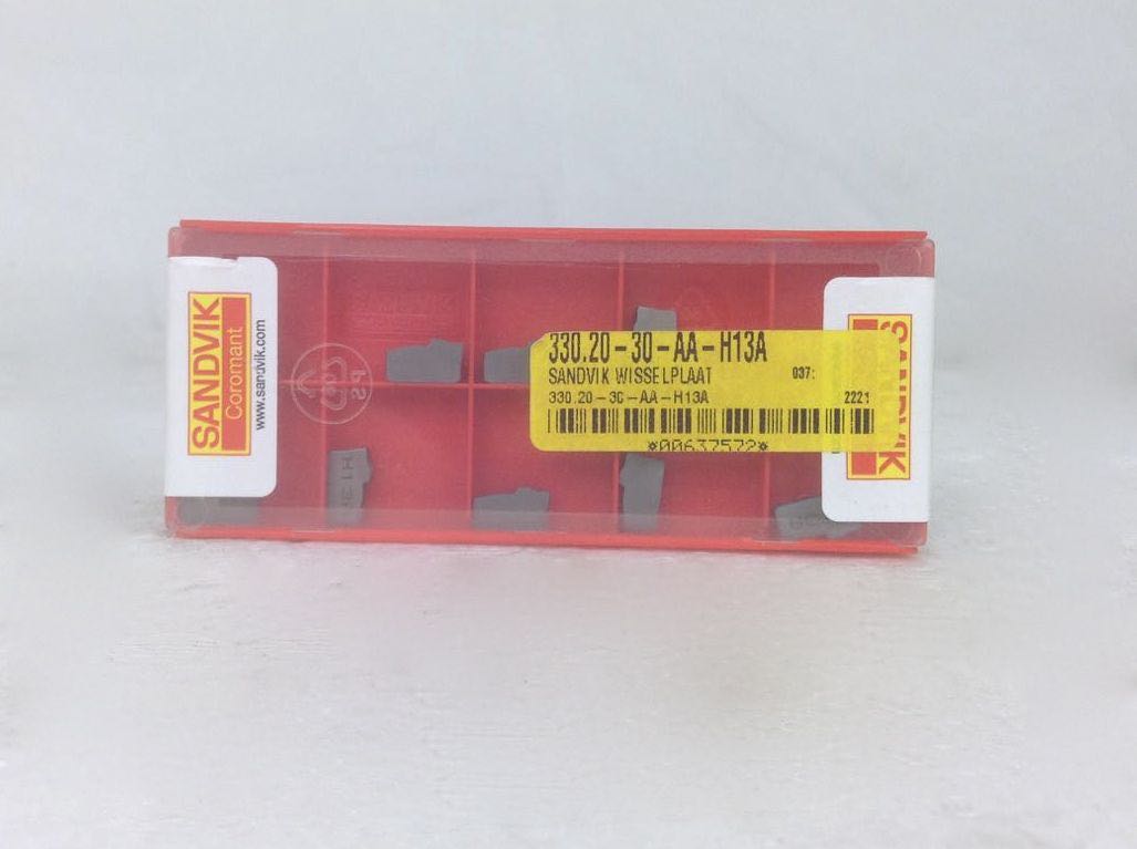 Sandvik 330.2030AA H13A Inserts (10 Pieces)