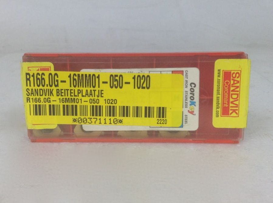 Sandvik R166.0G-16MM01-050 1020 Inserts (8 Pieces)