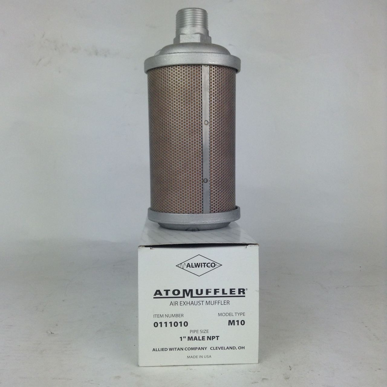 Alwitco M100111010 Air Exhaust Muffler New Factory Packing