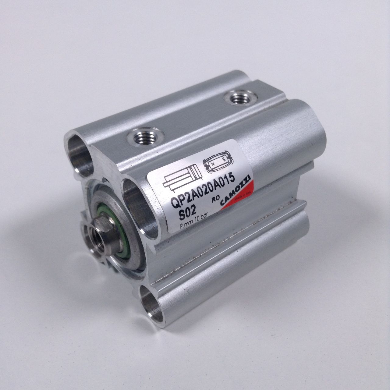 Camozzi QP2A020A015S02 Compact Pneumatic Cylinder Max 10Bar NFP