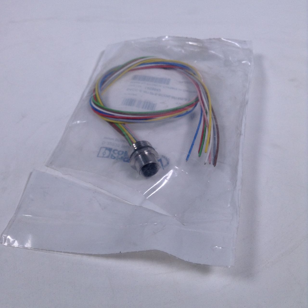 Lotto 5 Connettori Circolari Omron XS5G-D418 - M12 Maschio 4 Pin - 250VDC 4A