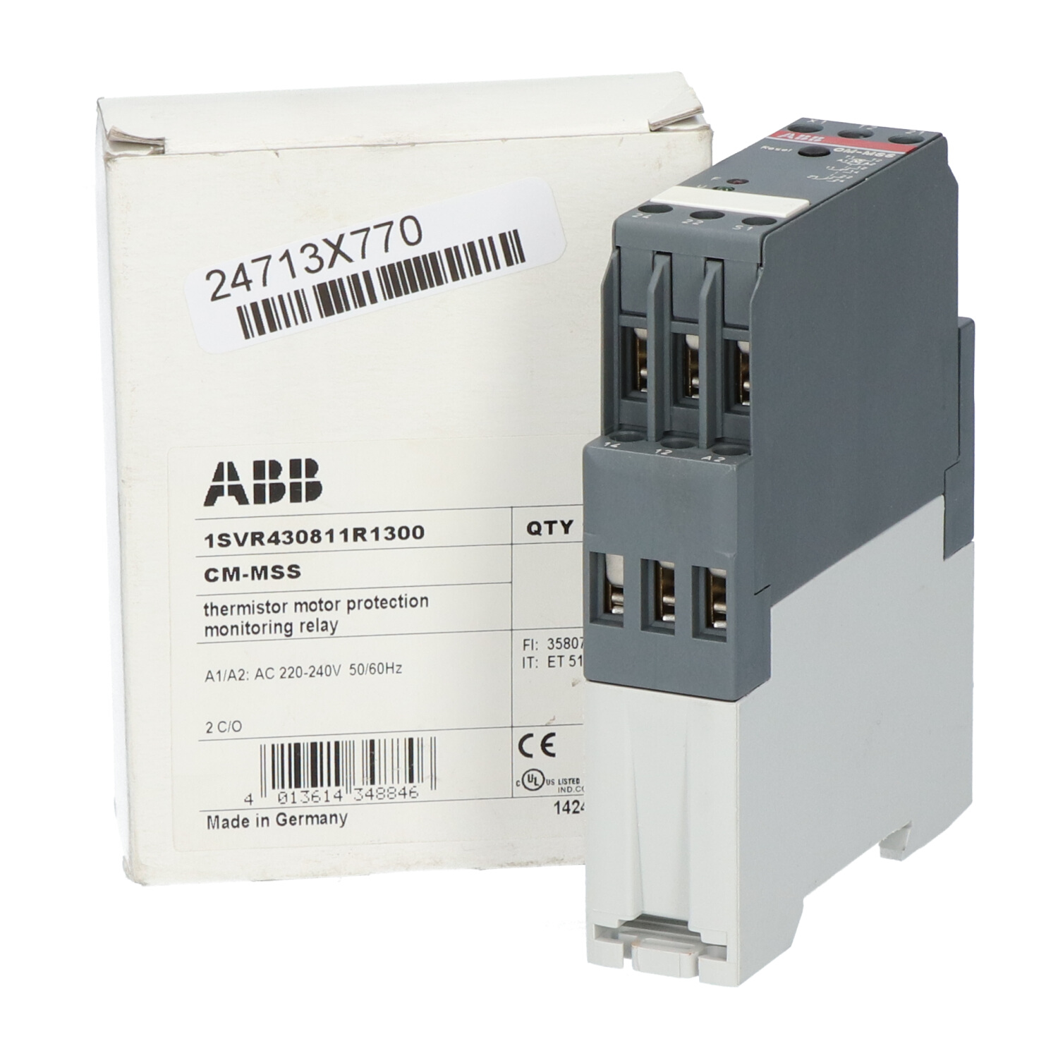 Abb 1SVR430811R1300 Thermistor Motor Protection Monitoring Relay New NFP