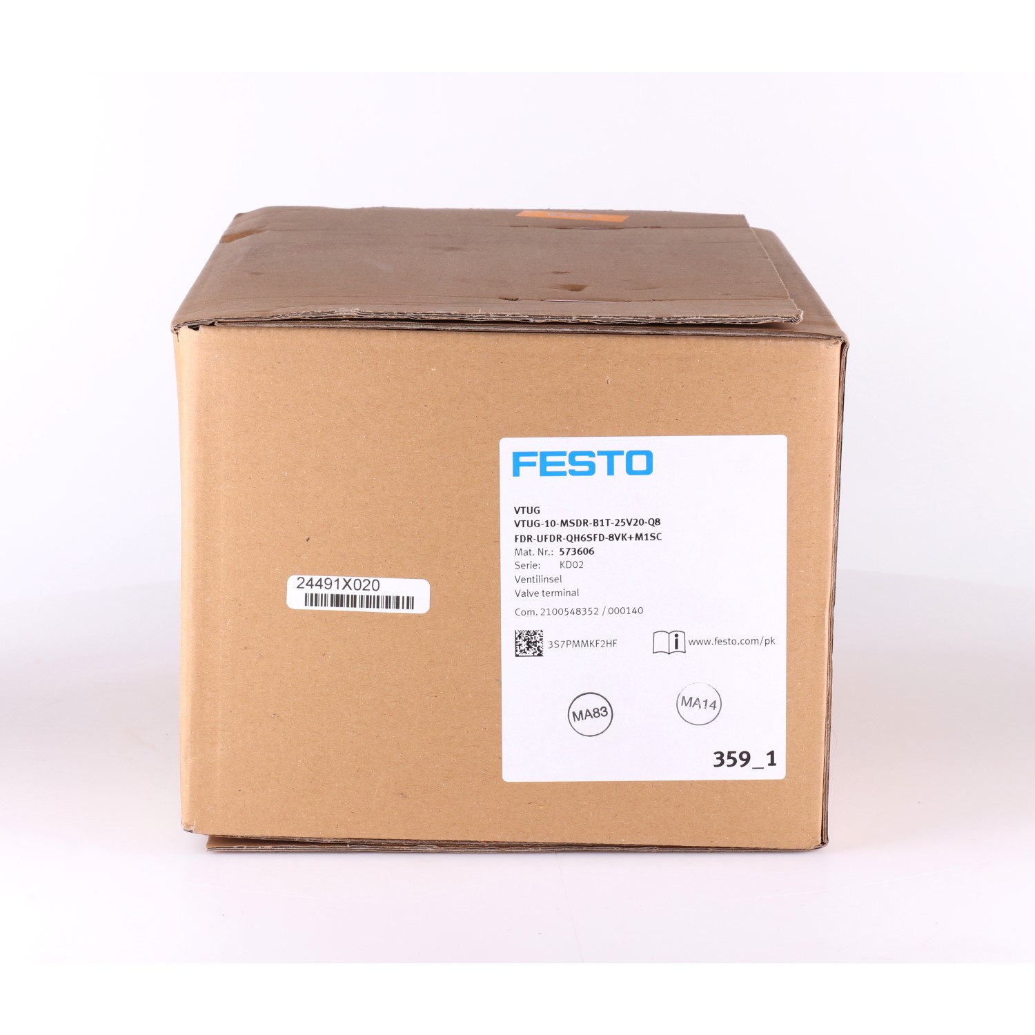 Festo 573606 Valve Terminal Ventilinsel New NFP Sealed