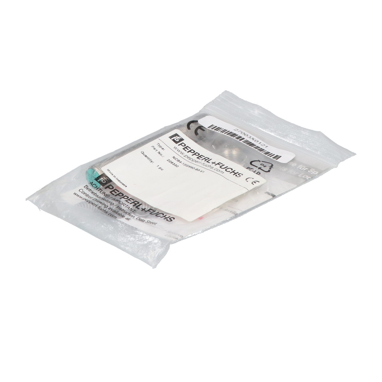 PEPPERL+FUCHS NCN4-12GM60-B3-C2-V1 – Sensore Induttivo Nuovo PLC