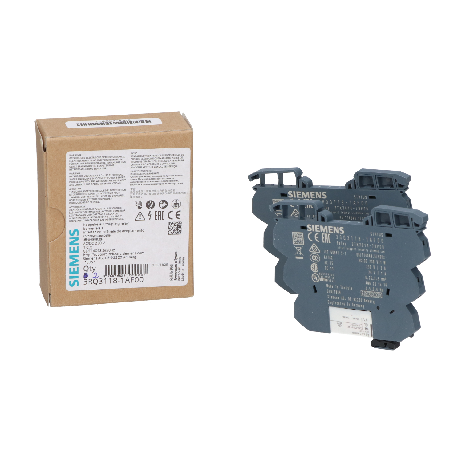 2 Pièces Siemens VIP Neuves - Lot De Composants électroniques, Origine Siemens