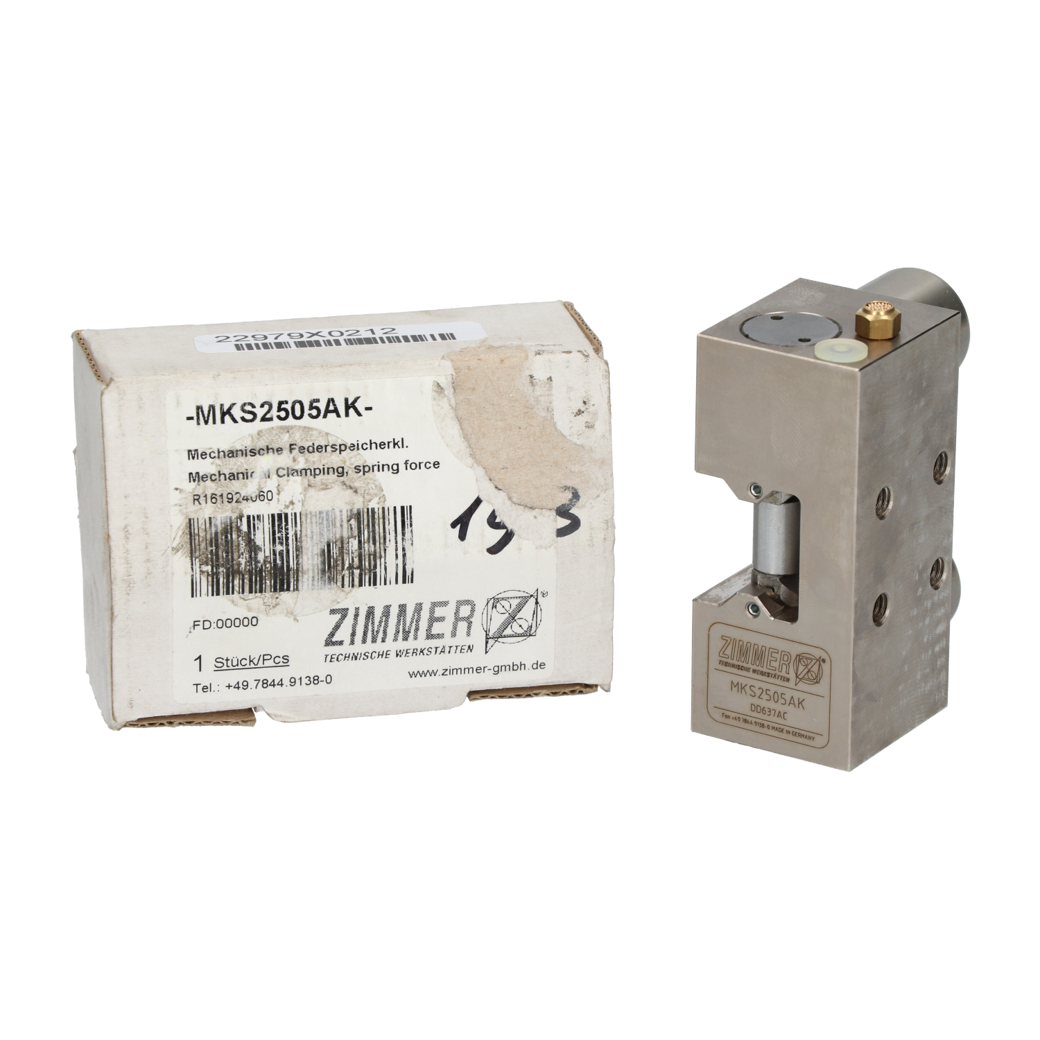 ZimmerGroup MKS2505AK Pneumatic Clamp New NFP