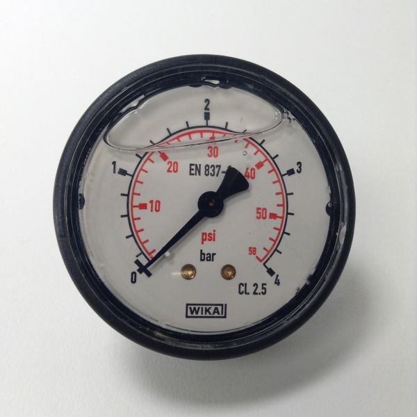 Wika manometer pressure gauge 0-12 bar 1/4'' NEU 