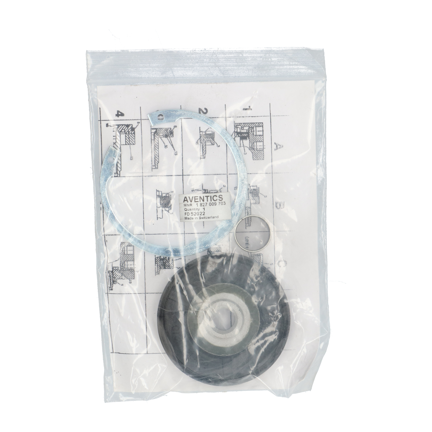 Aventics 1827009703 Pneumatic Cylinder Seal Kit New NFP