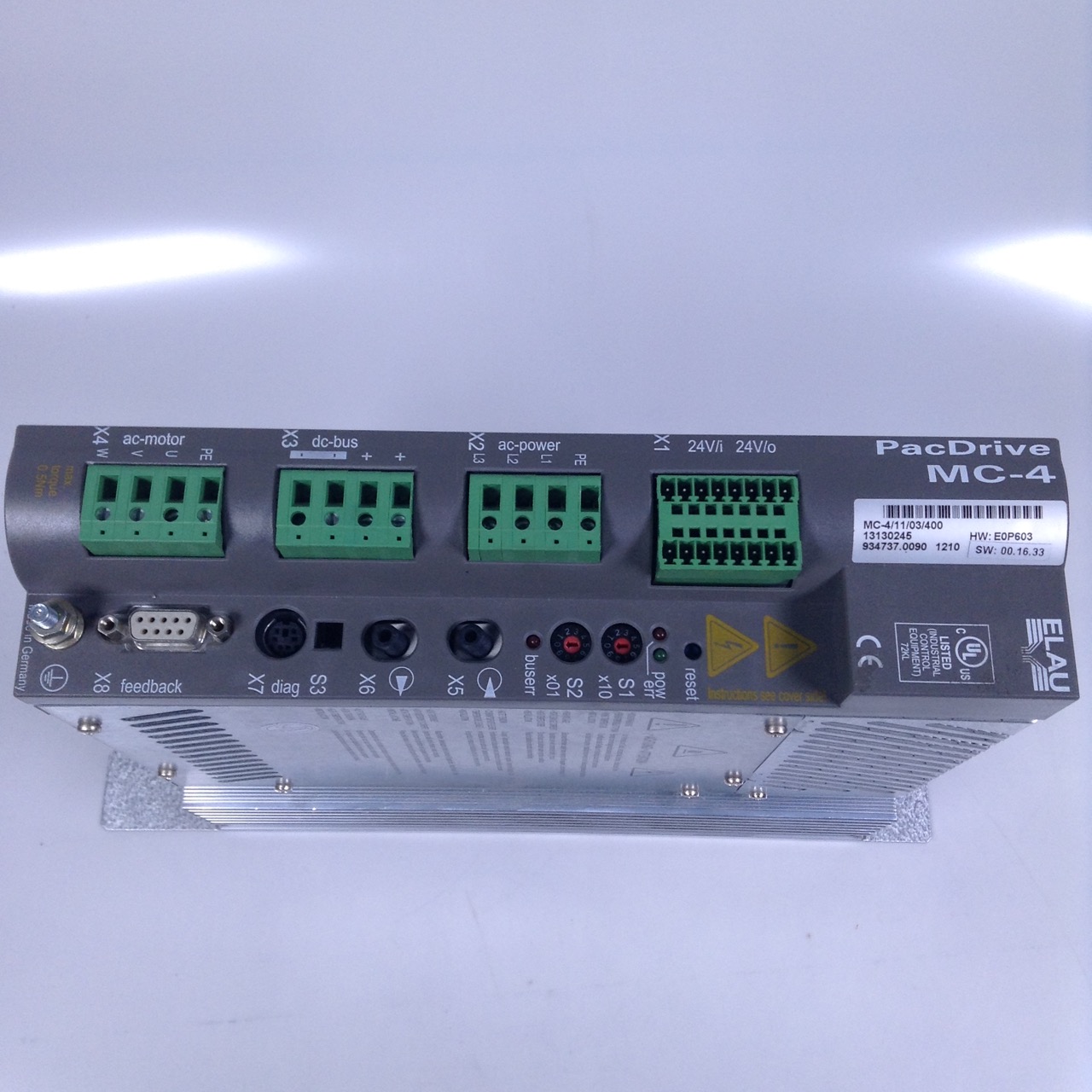Elau MC4/11/03/400 PacDrive Controller MC4 Servo Drive NMP