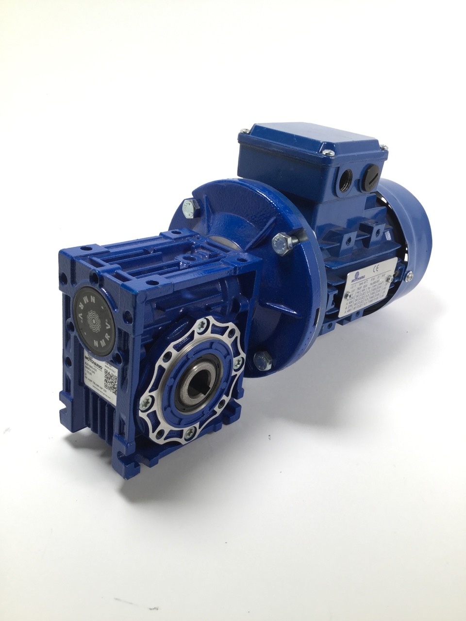 Motovario NMRV 040 i10 U TROP 63C4 1500rpm 4P 0,22kW 230/400V i=10 AL