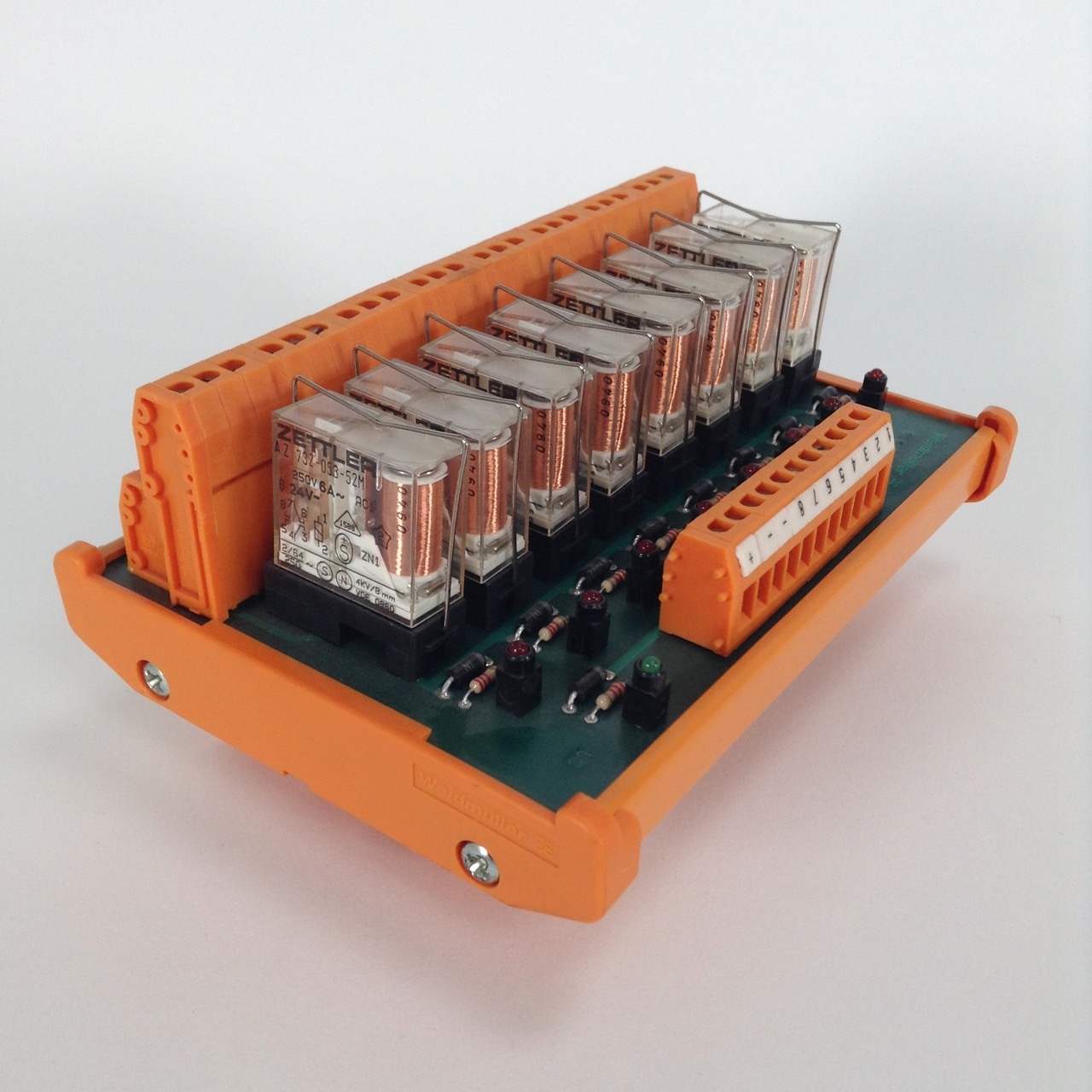 Weidmuller 013190 Relay module 24VDC 8 sections relais New NMP