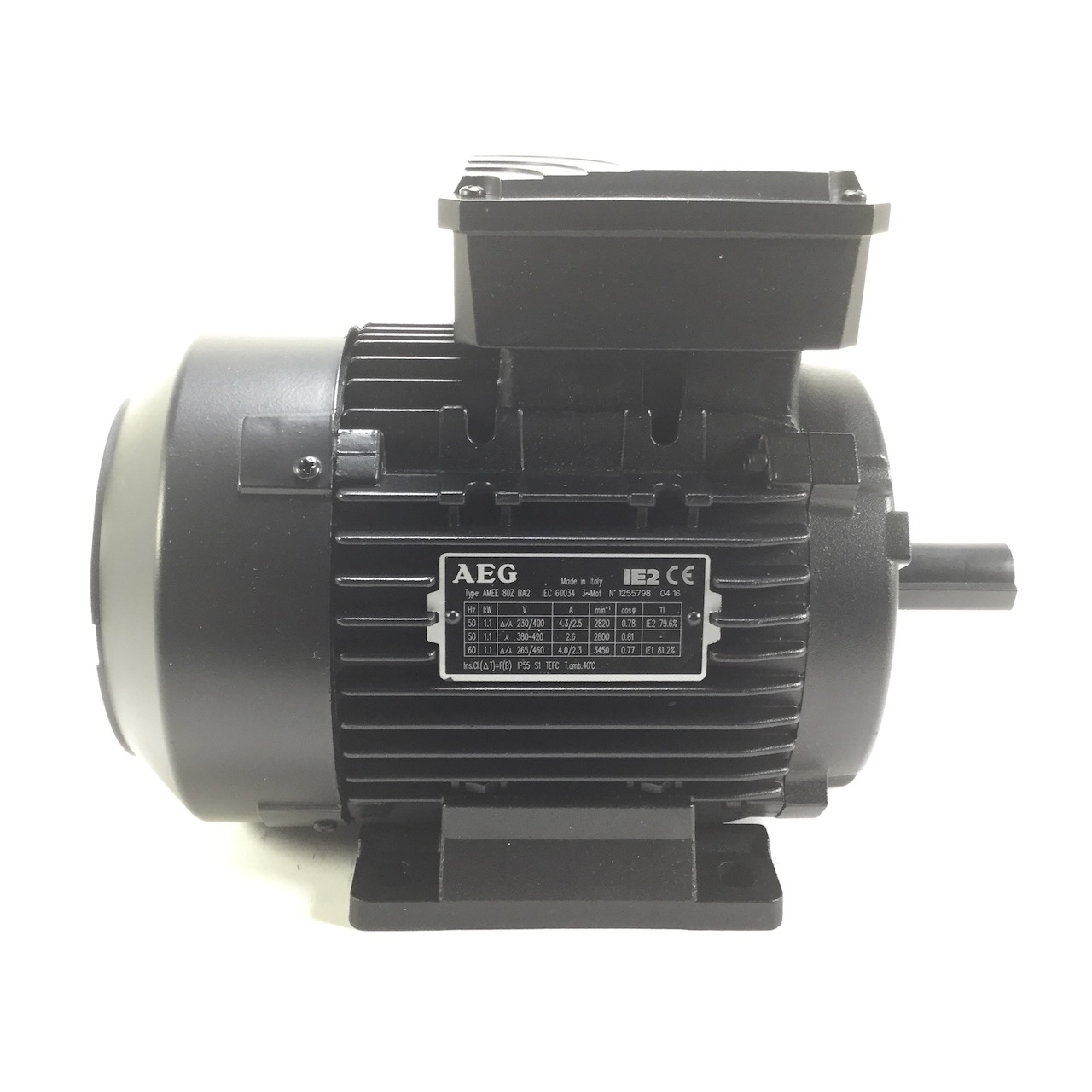 Aeg AMEE 80Z BA2 Electric Motor 2820rpm 1.1kW B3 New NMP