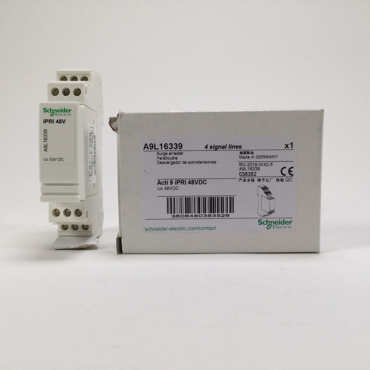 Schneider Electric A9L16339 Surge arrester acti 9 iPRI signal