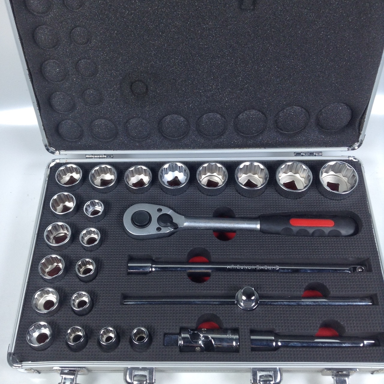 EGA Master 61960 25 pieces Set Socket Wrenches 10 - 32 mm NFP