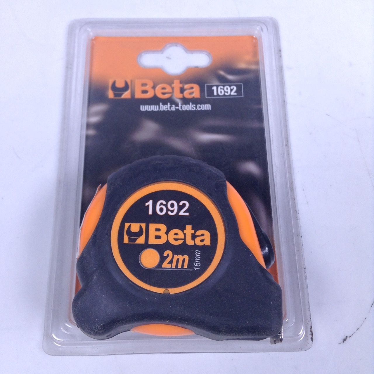Beta Tools 016920052 1692/2 Measuring Tape - 2 Meter / 6.5 Foot Chrome Plated Tape Measure - View #8