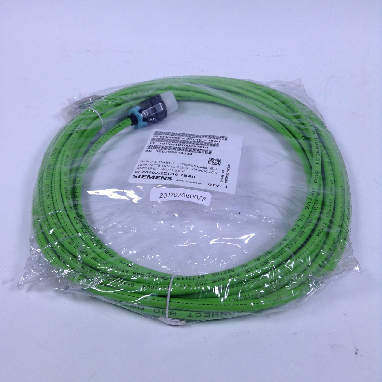 NEW Siemens Signal Cable 6FX8002-2DC20-1CF0 / 1CK0 – 25M / 29M