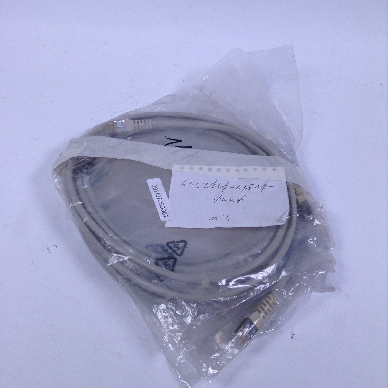 Siemens 6SL30604AF100AA0 DriveCLIQ Cable 1.45M NFP 3pcs Sealed