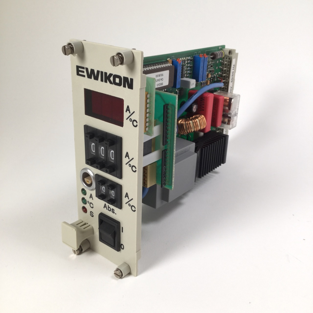 Ewikon 60040.003.02 Temperature / Current Meter Module Used UMP