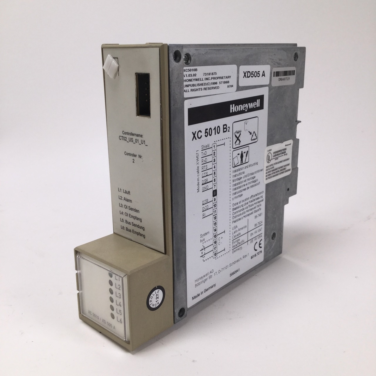 Honeywell XC5010B Programmable universal HVAC controller Used UMP