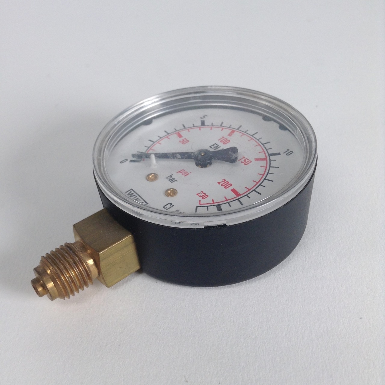 Wika EN 8371 Manometer Pressure Gauge Druckanzeige 016Bar 0230Psi
